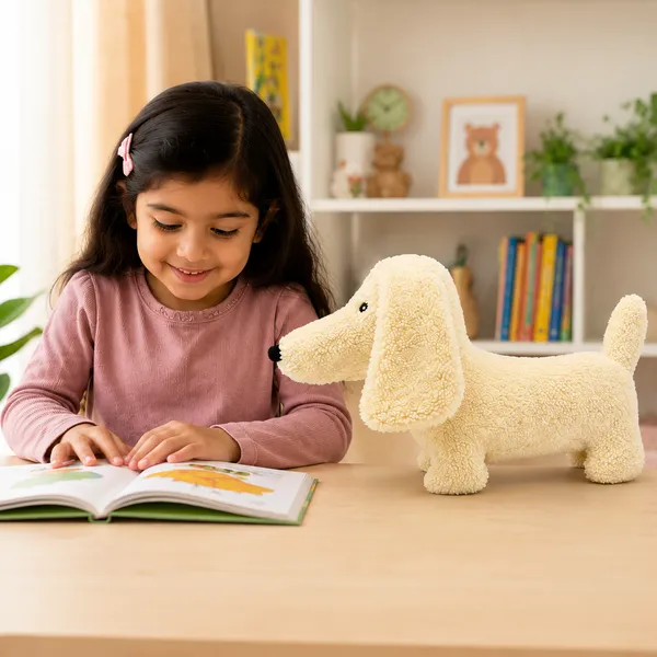 Cream_Sherpa_Dachshund_Dog_Plush_Toy_For_Kids