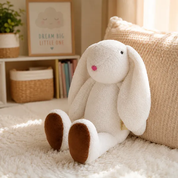 White_Sherpa_Floppy-Eared_Bunny_Plush_Toy_For_Kids