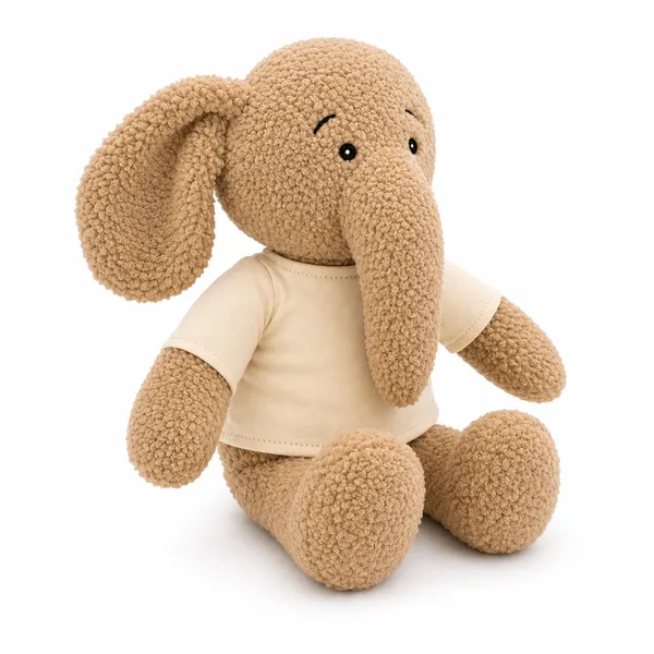 Beige_Sherpa_Floppy-Eared_Elephant_Plush_Toy_For_Kids