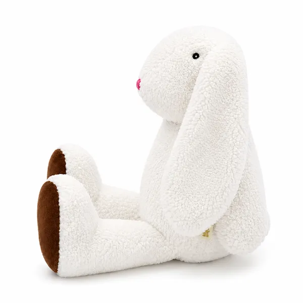 White_Sherpa_Floppy-Eared_Bunny_Plush_Toy_For_Kids