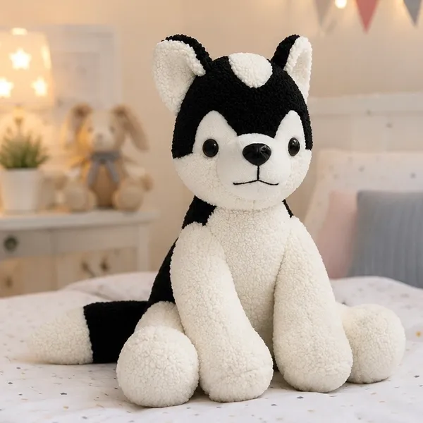 Black_White_Sherpa_Husky_Dog_Plush_Toy_For_Kids