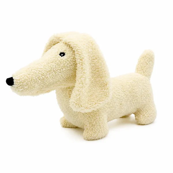 Cream_Sherpa_Dachshund_Dog_Plush_Toy_For_Kids