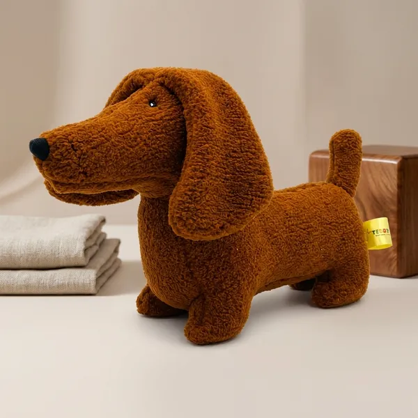 Brown_Sherpa_Dachshund_Dog_Plush_Toy_For_Kids