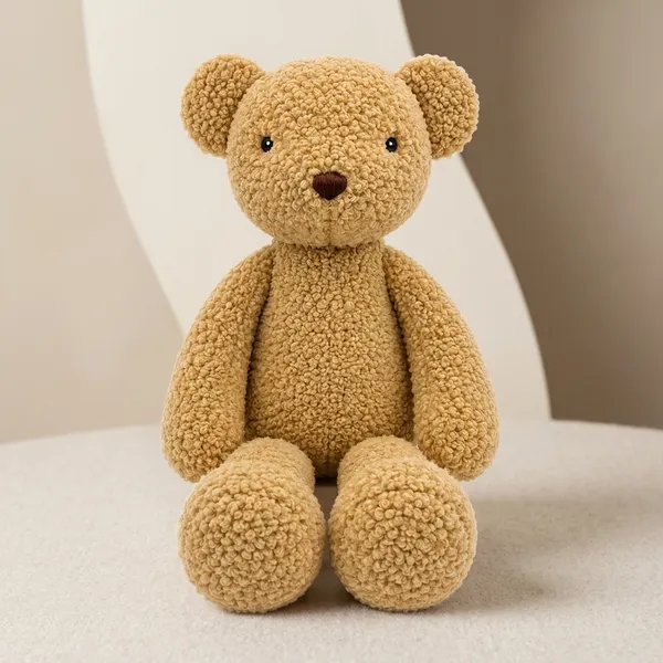 Beige_Sherpa_Seated_Teddy_Bear_Plush_Toy_For_Kids