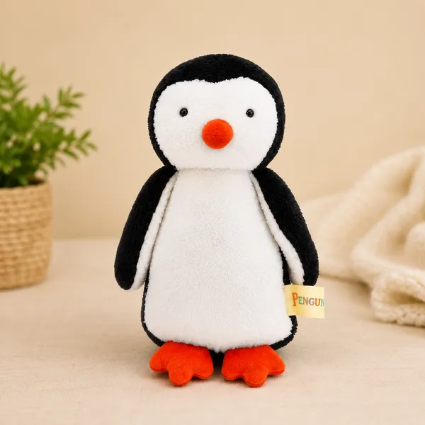 Black_White_Sherpa_Penguin_Plush_Toy_For_Kids