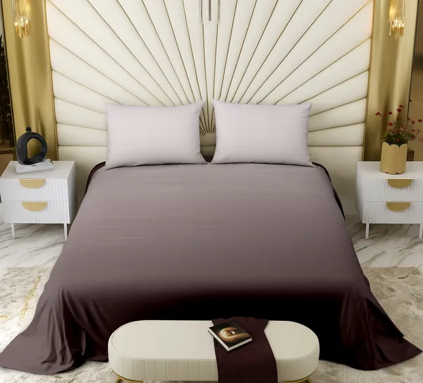Tropical_Peach_Solid_Plain_Bedsheet