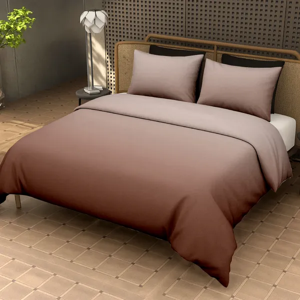 Copper_Rose_Solid_Bedsheet_Set_With_Pillow_Covers