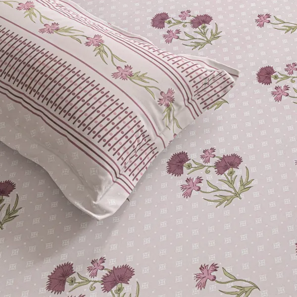 Floral_Print_Double_Bedsheet_Set_With_Two_Pillow_Covers