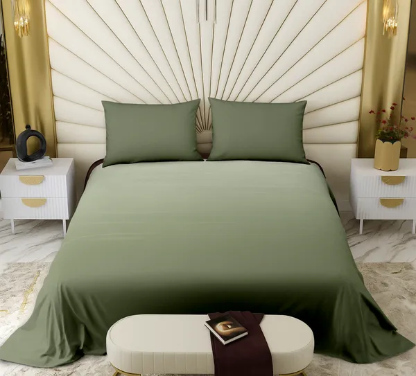 Sage_Green_Solid_King_Size_Bed_Sheet_Set