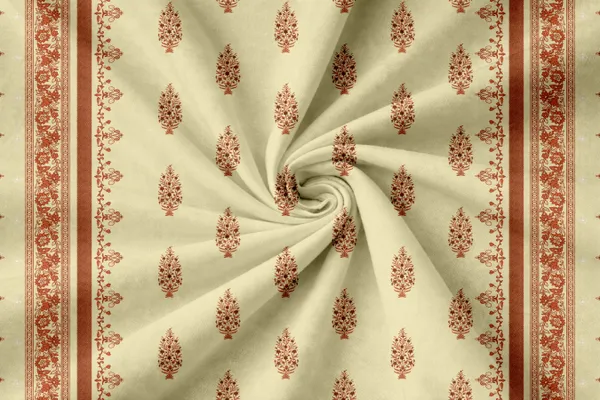 Yellow_Traditional_Floral_Print_King_Size_Bed_Sheet_Set