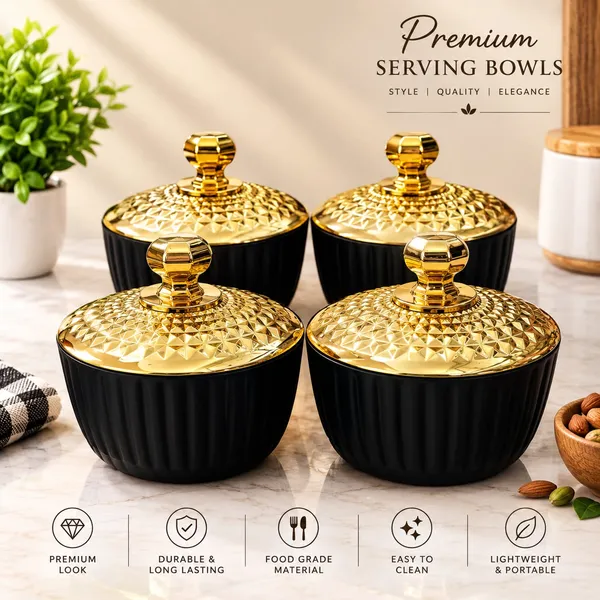 Black_and_golden_Dry_Fruit_Gift_Bowl_set