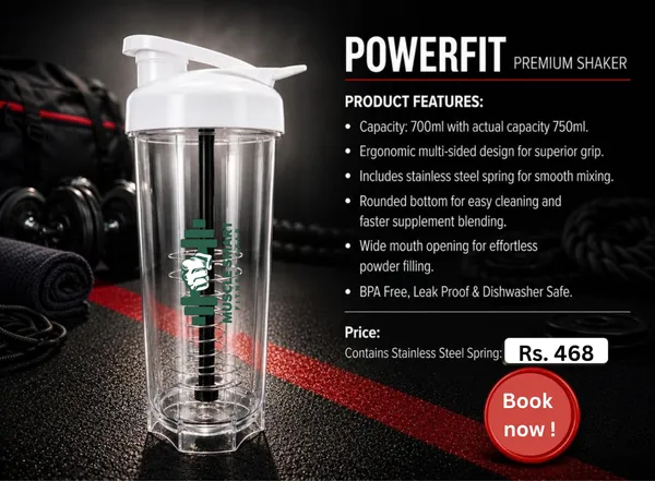 PowerFit_Stainless_Steel_Spring_Shaker_Bottle_750ml