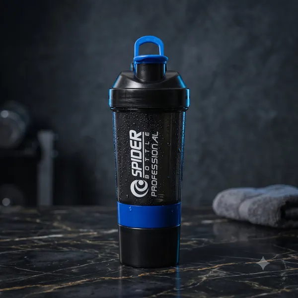 Black_Blue_Food_Grade_Plastic_Sports_Shaker_Bottle_500_Ml