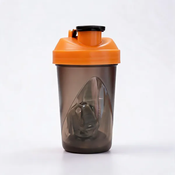 Clear_Orange_Bpa_Free_Protein_Shaker_Bottle_350_Ml