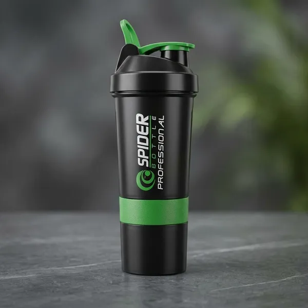 Black_Green_Bpa_Free_Plastic_Spider_Protein_Shaker_Bottle_500_Ml
