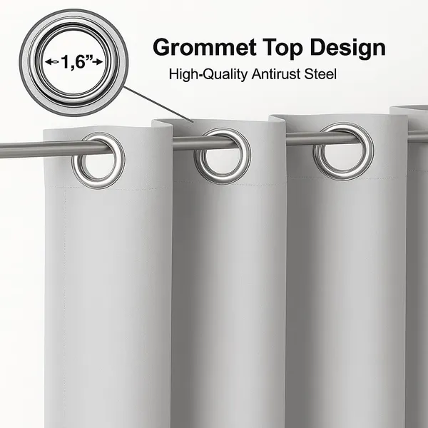 KFHDecor_Complete_Blackout_Solid_Curtains_Grey