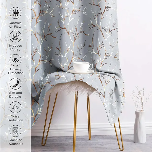KFHDecor_Complete_Blackout_Metallic_Chinar_Foil_Print_Curtains_Grey