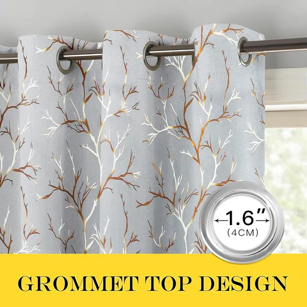 KFHDecor_Complete_Blackout_Metallic_Chinar_Foil_Print_Curtains_Grey