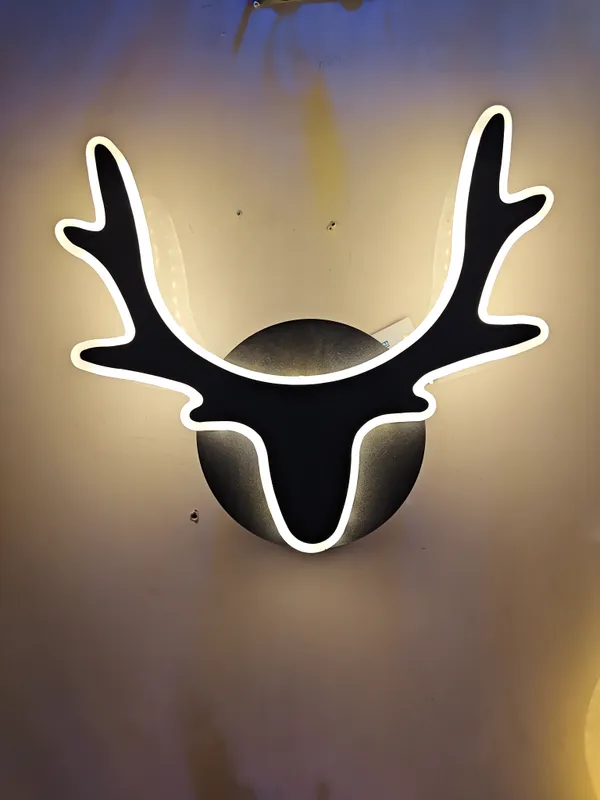 Acrylic_Modern_Deer_Silhouette_Decorative_LED_Wall_Light