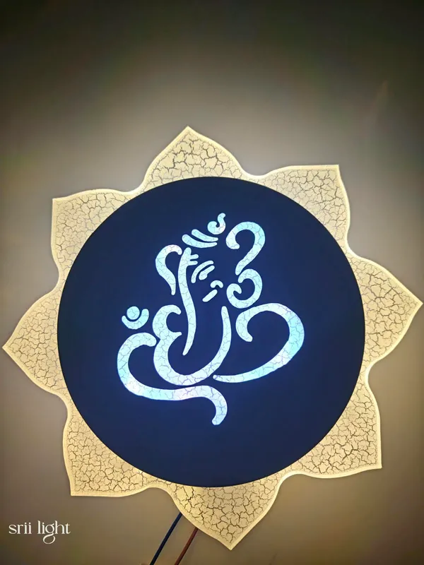 Acrylic_Spiritual_Ganesh_wall_light_Rgb_Decorative_