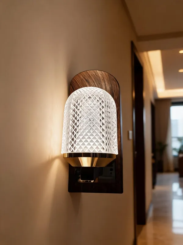 Acrylic_Contemporary_Textured_Dome_Glass_Wall_Sconce