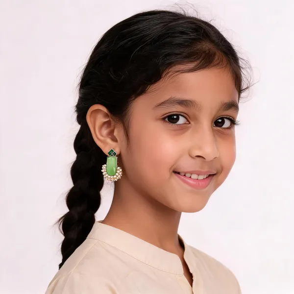 Light_Green_Stone_Pearl_Drop_Brass_Earrings_For_Girls_And_Women