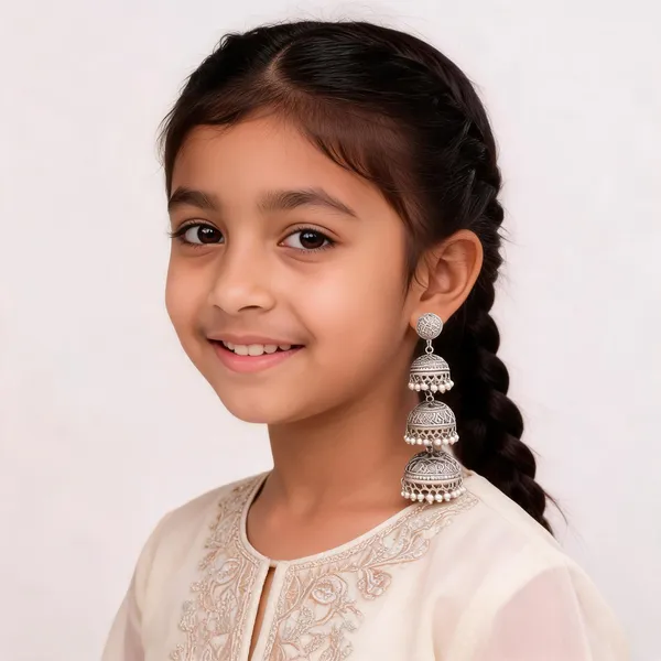 Silver_Oxidised_Multi_Layer_Jhumka_Earrings_For_Girls_And_Women