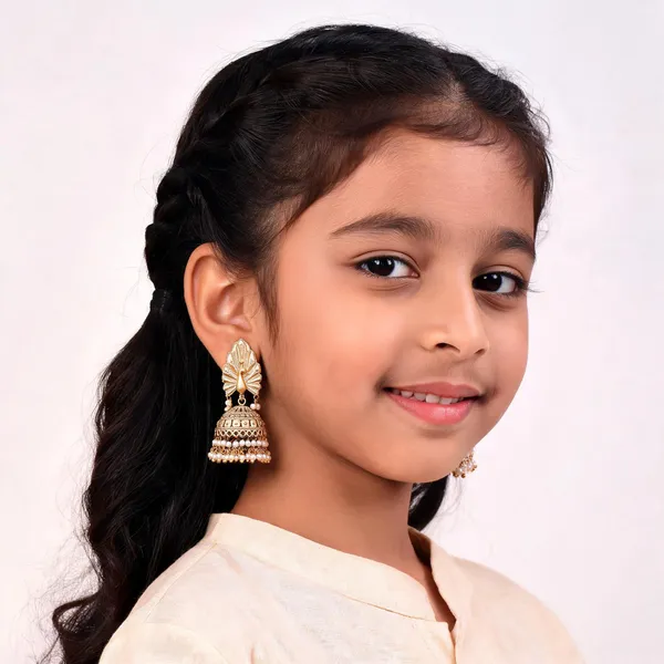 Gold_Tone_Peacock_Brass_Jhumki_Earrings_For_Girls_And_Women