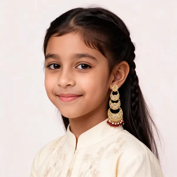 Gold_Red_Floral_Chandelier_Dangler_Earrings_For_Girls_And_Women