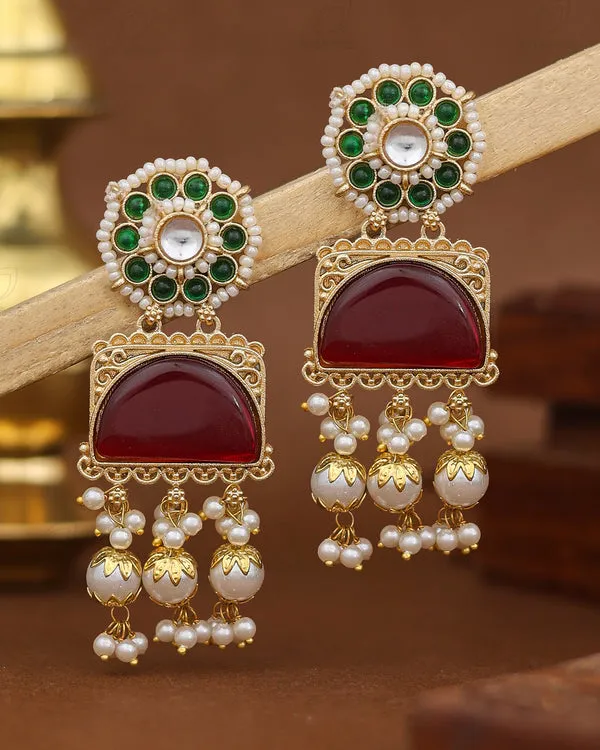 Red_Green_Stone_Pearl_Brass_Dangler_Earrings_For_Women