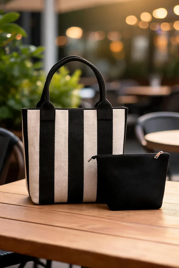 Glomex_vertical_striped_knit_mini_tote_bag