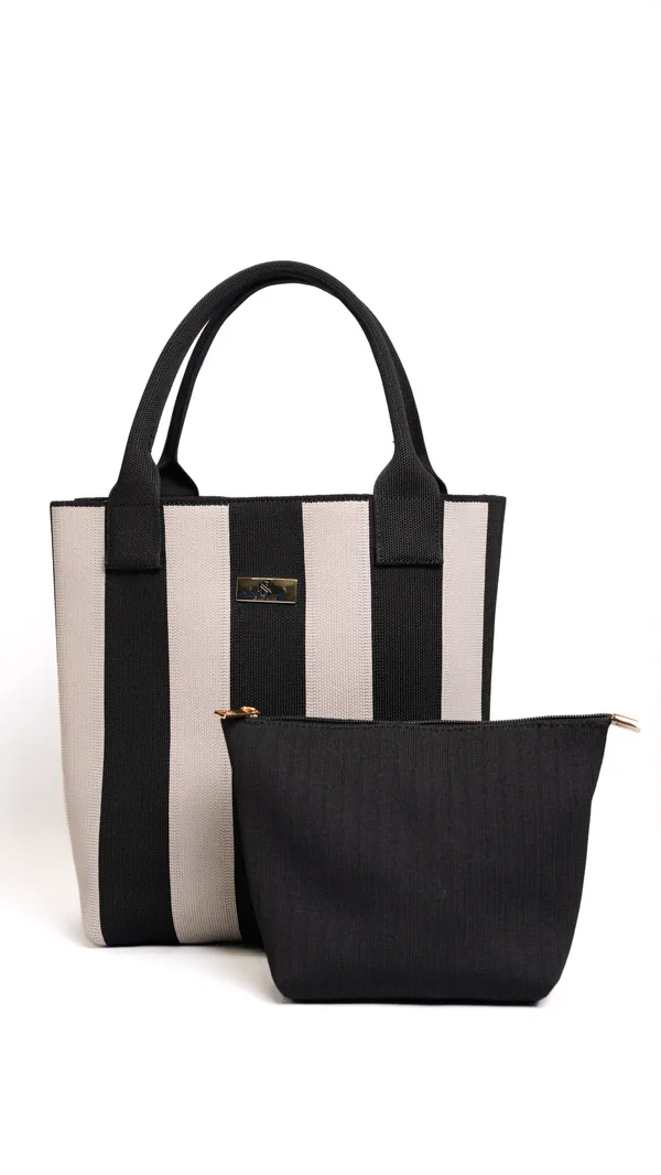 Glomex_vertical_striped_knit_mini_tote_bag