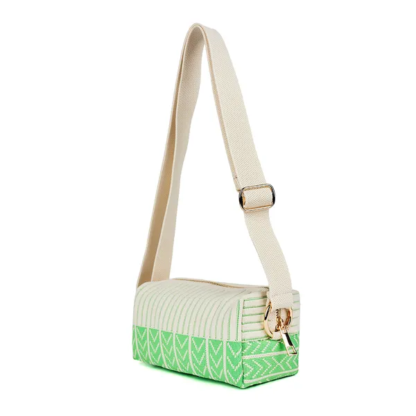 Glomex_Multi-Pattern_Knit_Cylinder_Crossbody_Bag