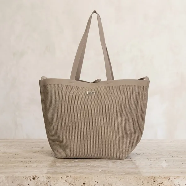 Glomex_Textured_Mesh_Over-The-Shoulder_Tote_Bag