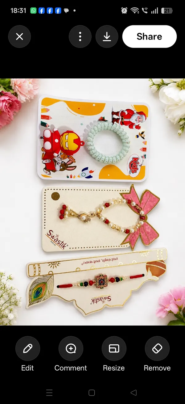 Multicolour_Decorative_Rakhi_Set_Of_Three