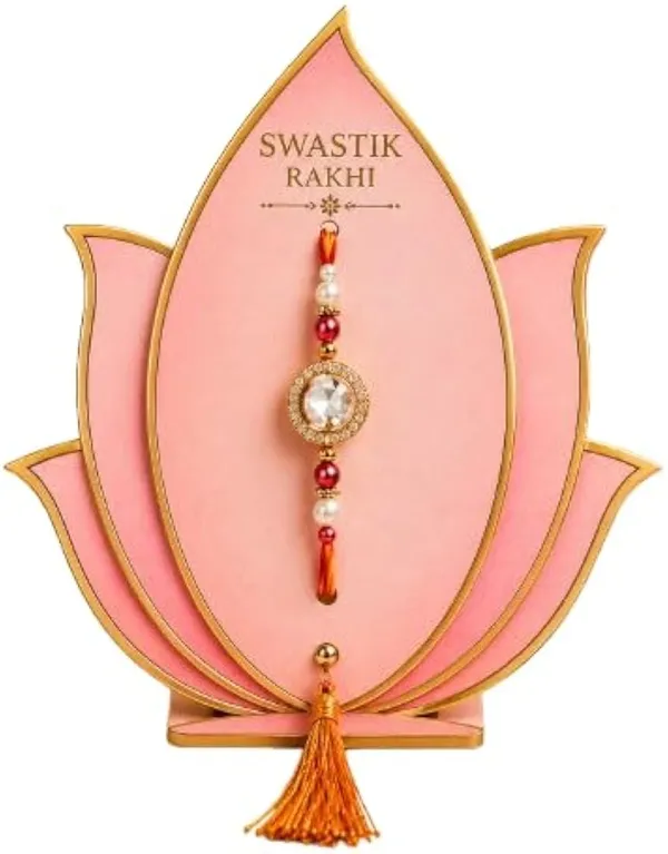 Pink_Beaded_Swastik_Rakhi