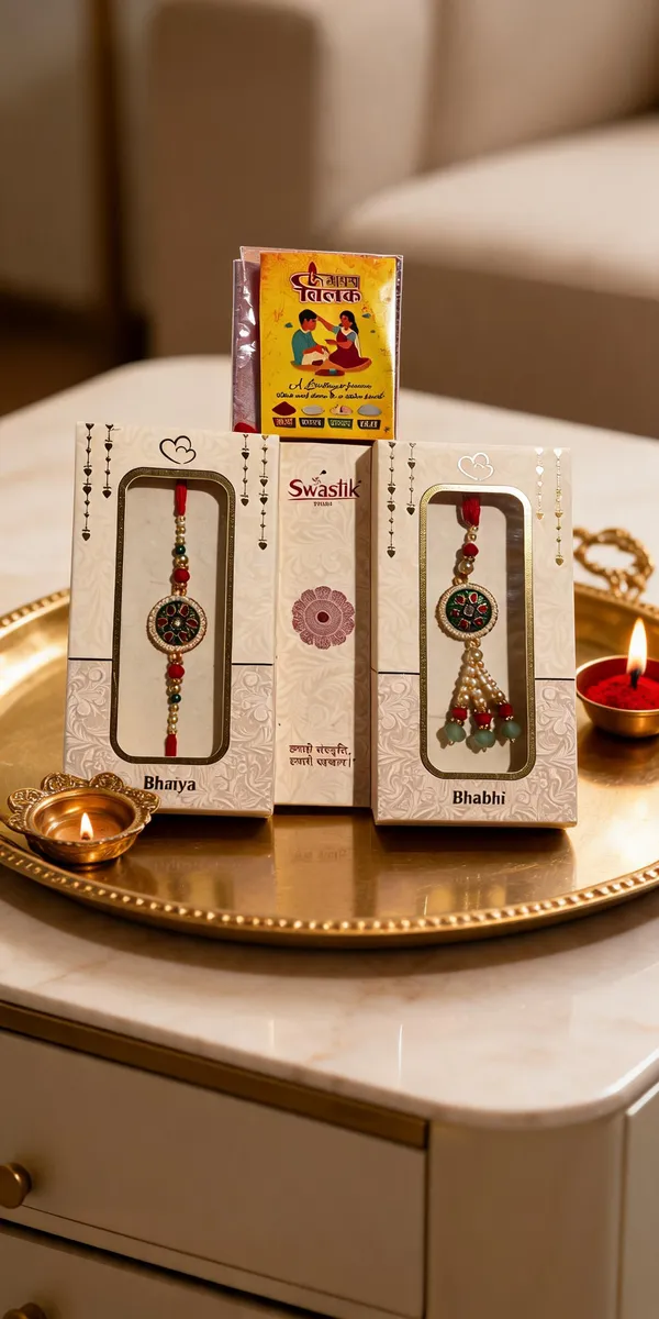 Multicolor_Beads_And_Thread_Rakhi_(Pack_Of_2)
