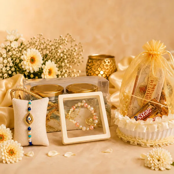 Multicolor_Beads_And_Thread_Rakhi