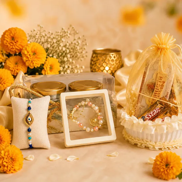 Multicolor_Beads_And_Thread_Rakhi