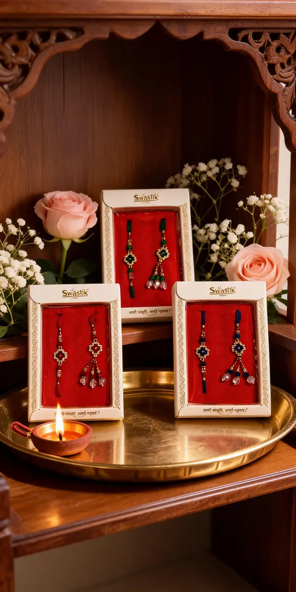 Multicolor_Beads_And_Thread_Rakhi_(Pack_Of_3)