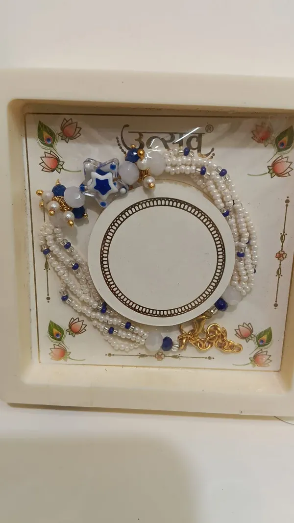 White_Beaded_Necklace_with_Blue_Accents_for_Women