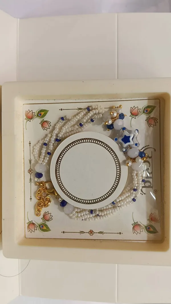 White_Beaded_Necklace_with_Blue_Accents_for_Women