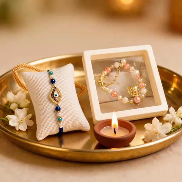 Multicolor_Beads_And_Thread_Rakhi_(Pack_Of_2)