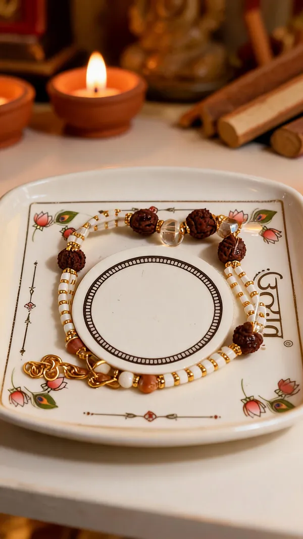 Multicolor_Beads_And_Thread_Rakhi