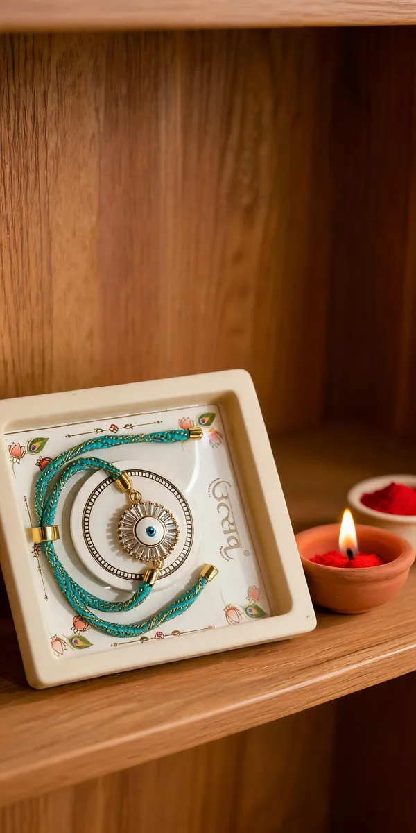 Multicolor_Beads_And_Thread_Rakhi