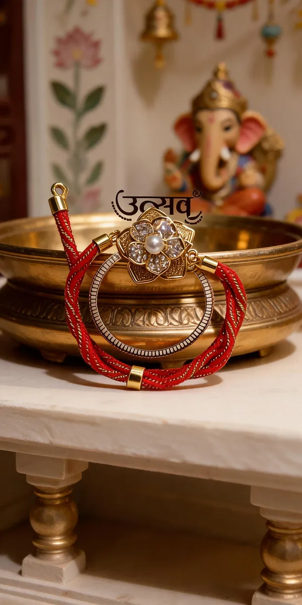 Multicolor_Beads_And_Thread_Rakhi