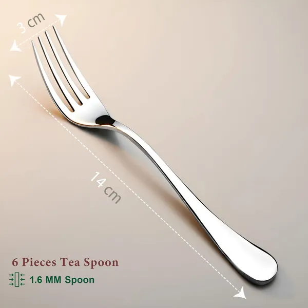 VERIXO_Verixo_12_Pieces_Stainless_Steel_Dinner_Fork_Set_|_Round_Edge_Fruit_Fork_Disposable_Stainless_Steel_Fruit_Fork,_Dinner_Fork,_Dessert_Fork,_Salad_Fork,_Serving_Fork_Set_(Pack_of_12)
