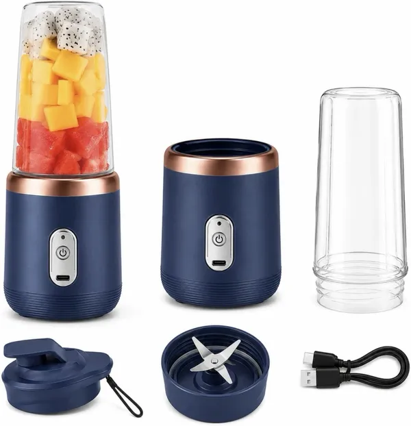 VERIXO_Glass,_Plastic,_Steel_Hand_Juicer_(Blue)