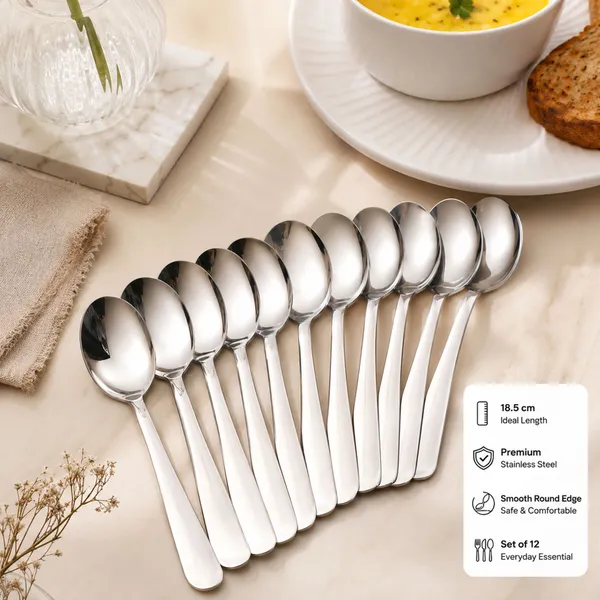 VERIXO_Stainless_Steel_Table_Spoon_Set_of_6,_18.5_cm,_Silver_Disposable_Stainless_Steel_Table_Spoon_Set_(Pack_of_6)