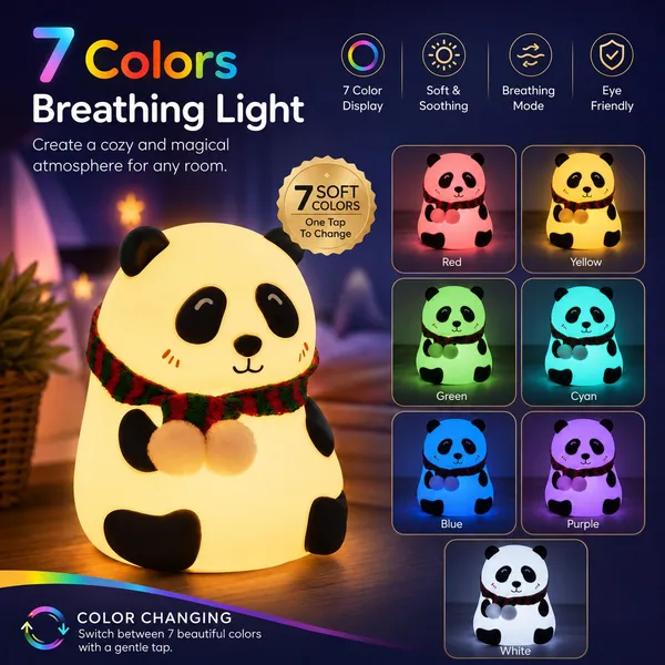 Mischip_Enterprises_Panda_Night_Lamp_for_Kids,_Silicone_Touch,_USB_Rechargeable_7_Colour_LED_Gift_Night_Lamp_(12_cm,_Multicolor)